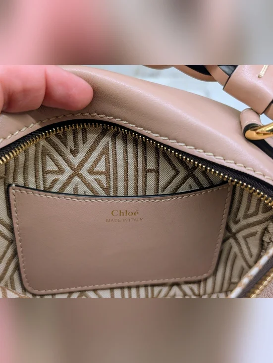 Chloe Mini Daria Leather Crossbody - Picture 6 of 8